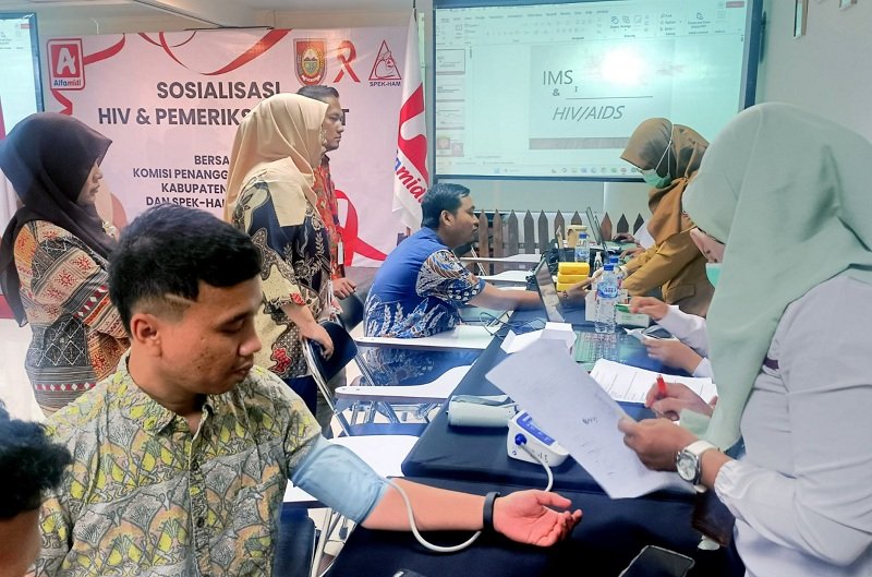 Sosialisasi HIV Alfamidi