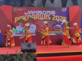 Salah satu penampilan dari peserta Pokdarwis di Jambore Pokdarwis 2025 di Sleko Kota Lama Semarang, Minggu (22/06/2025). (Foto: JN)