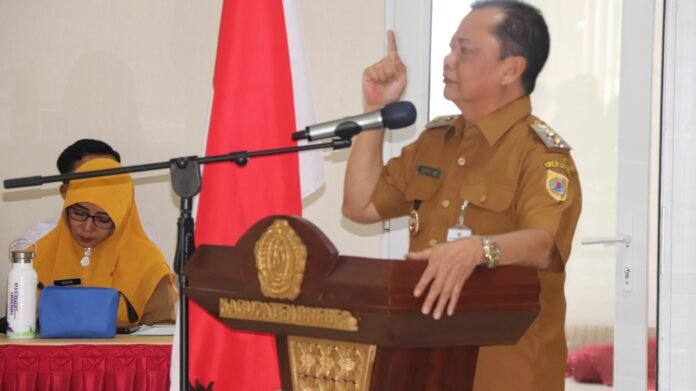 Wakil Bupati Brebes Wurja, SE saat memberikan sambutan. (Foto : Dokumen)