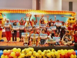 1.000 anak mengasah kreativitas melalui ajang lomba mewarnai dan menggambar, Minggu (20/07/2025). (Foto : Dok Alfamart)