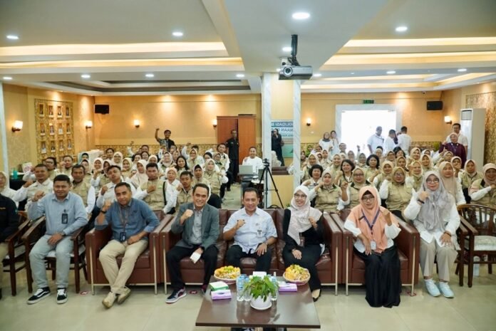 Pegadaian Kanwil XI Semarang menggelar Konsolidasi Bank Sampah Binaan PT Pegadaian secara offline