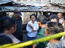 Lokasi kebakaran di Jalan Pesanggrahan Raya, Kelurahan Mlatibaru, Kota Semarang, Jumat (25/7/2025). (Foto : Dok Pemkot Semarang)