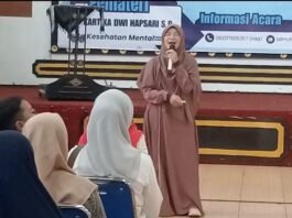 Kartika Dwi Hapsari saat melakukan pemaparan. (Foto : Dokumen)