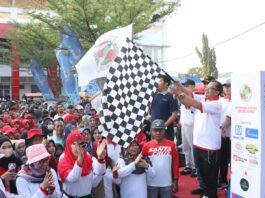 Peserta jalan santai di Brebes. (Foto : Dokumen)
