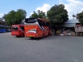 Parkir Pujasera Masjid Agung Demak, Selasa (29/7/2025). (Foto: Sam)
