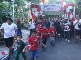 Warga antusias mengikuti jalan sehat di Kota Semarang. (Foto : Dok Pemkot Semarang)