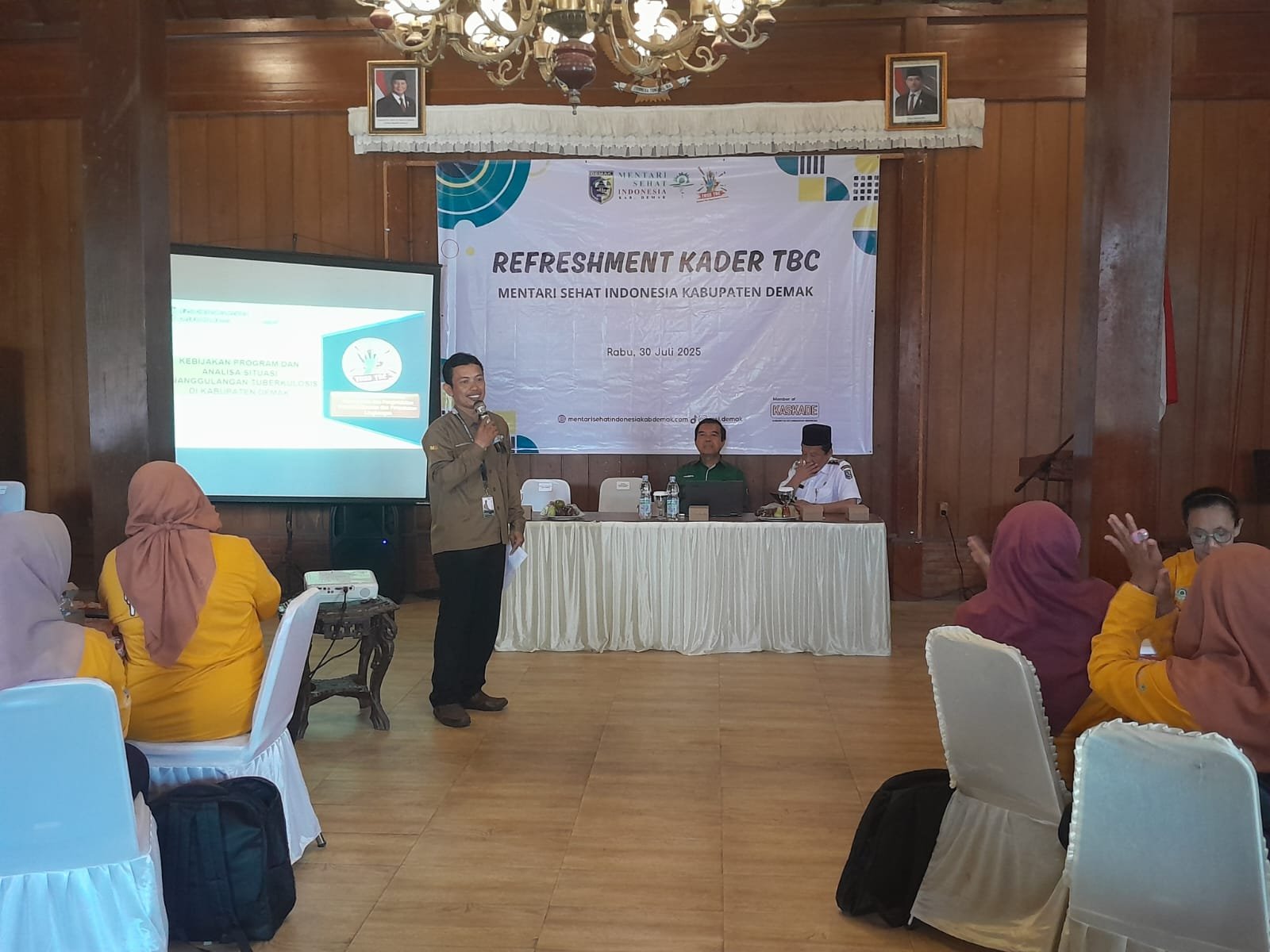 TBC Refreshment Kader TBC Mentari Sehat Indonesia Kabupaten Demak. (Foto : Sam)