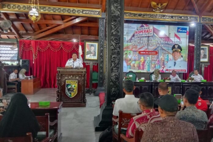 Kontak Bisnis Koperasi Desa/Kelurahan Merah Putih. (Foto : Sam)