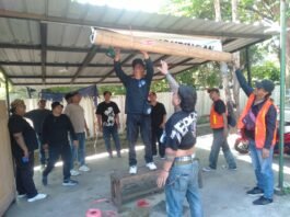 Penertiban Aset Negara milik PT KAI. (Foto : JN)