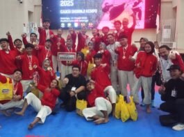 Tim Kempo Kota Semarang usai mengikuti babak kualifikasi Porprov