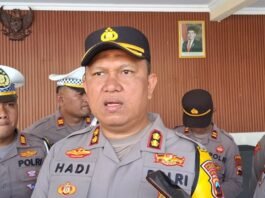 Kapolres Karanganyar, AKBP Hadi Kristanto.