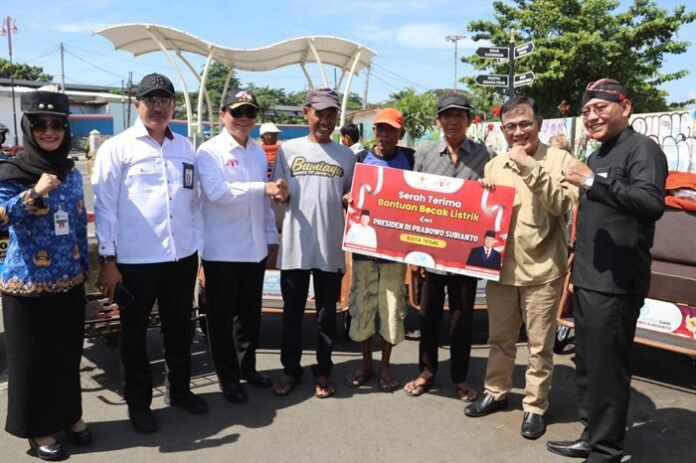 becak listrik tegal