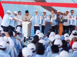 Presiden Prabowo Subianto dan Gubernur Jateng Ahmad Luthfi
