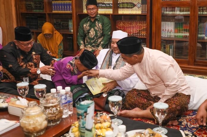 Wakil Gubernur Jateng Taj Yasin saat di pembukaan MQK