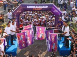 Gubernur Jateng Ahmad Luthfi dan beberapa pejabat melepas event Jasirah Race 2025