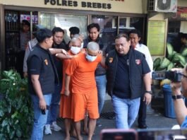 Polres Brebes ketika gelar kasus pencurian