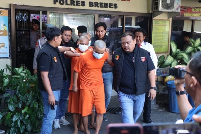 Polres Brebes ketika gelar kasus pencurian