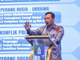 Gubernur Jateng Ahmad Luthfi ketika di acara Central Java Investment Business Forum (CJIBF) 2025 yang digelar di Hotel Bidakara, Jakarta