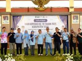 Pemkab Tegal ketika peringati Hari Koperasi