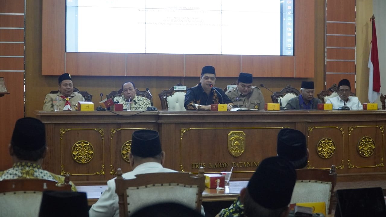 Audiensi Mas Wiwit Audiensi antara Bupati Jepara Witiarso Utomo. (Foto : Nizar)