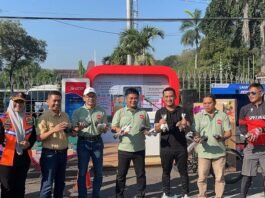 Peluncuran Aplikasi Lapor Bupati Tegal 4.0 di Alun-Alun Hanggawana Slawi
