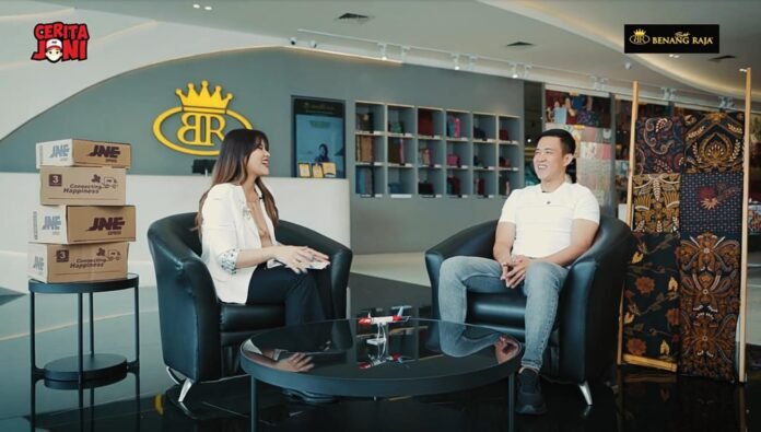 Podcast Cerita Joni yang ditayangkan di YouTube @jne_id. (Foto : Dok JNE)