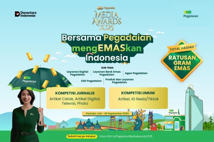 Pengumuman Pegadaian Media Awards. (Foto : Dok Pegadaian)