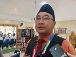 Kepala Dinkes Kota Semarang saat memberikan keterangan kepada wartawan. (Foto : Kamal)