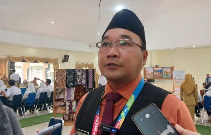 Kepala Dinkes Kota Semarang saat memberikan keterangan kepada wartawan. (Foto : Kamal)