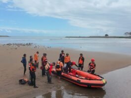 Seorang pria yang dilaporkan hilang di Pantai Suwuk, Kebumen. (Foto : Dokumen)