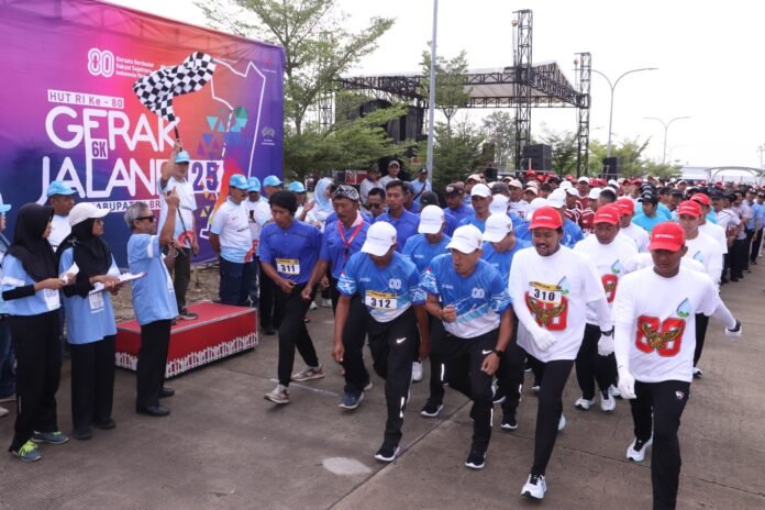Lomba Gerak Jalan Tingkat Kabupaten Brebes. (Foto : Dokumen)