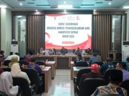 Rakor Komisi Penanggulangan AIDS Kabupaten Demak. (Foto : Sam)