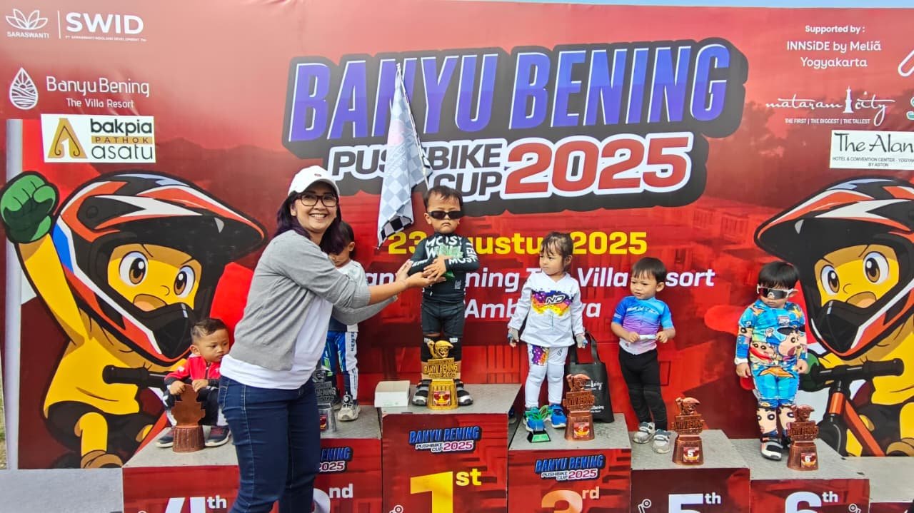 Banyu Bening Pushbike Cup Banyu Bening The Villa Resort di Ambarawa, Sabtu (23/08/2025). (Foto : Dok JN)