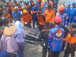Pemancing hilang di Semarang. (Foto : Kamal)