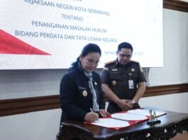 Pemkot Semarang kerja sama dengan Kejaksaan Negeri Kota Semarang, Senin (25/08/2025). (Foto : Dok Pemkot Semarang)