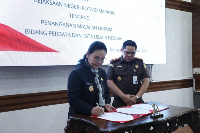 Pemkot Semarang kerja sama dengan Kejaksaan Negeri Kota Semarang, Senin (25/08/2025). (Foto : Dok Pemkot Semarang)
