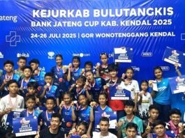 Kejuaraan Bulutangkis Bank Jateng Badminton Cup. (Foto : Dok Bank Jateng)