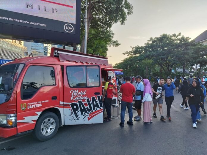 Pembayaran pajak daerah. (Foto : Dok Pemkot Semarang)