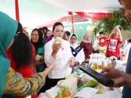 Gerakan Pangan Murah (GPM), di Kampung Lasipin RT.03/RW.04, Kelurahan Karangturi, Kecamatan Semarang Timur, Sabtu (30/8/2025). (Foto : Dok Pemkot Semarang)