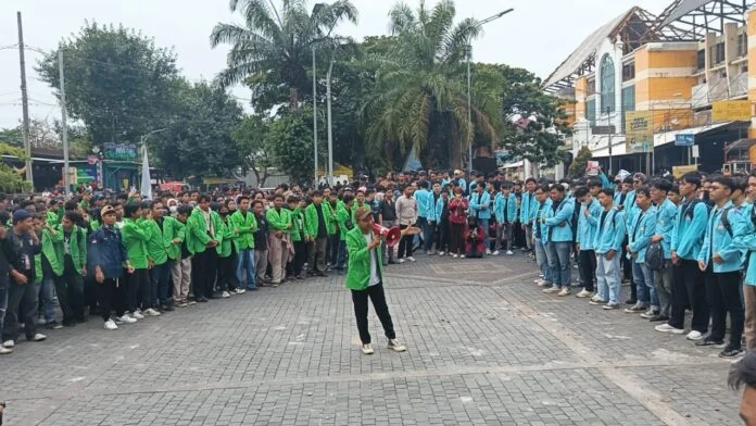 Aksi damai mahasiswa, Sabtu (30/8/2025). (Foto : Istimewa)