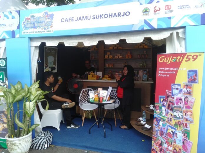Cafe jamu di Festival UMKM. (Foto : Dok JN)