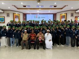 Mahasiswa Kuliah Kerja Dakwah Nyata (KKDN) Misi Khusus Papua UIN Walisongo Semarang. (Foto : Dok UIN Walisongo)