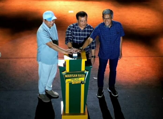 Closing ceremony HUT Jateng ke 80 di Lapangan Pancasila Simpang Lima Semarang, Minggu (24/08/2025). (Foto : Dok JN)