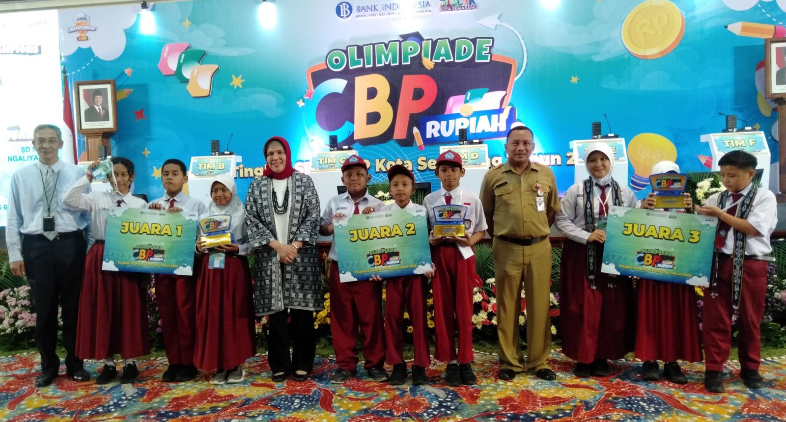 Olimpiade CBP Olimpiade Cinta Bangga Paham Rupiah (CBP) Tingkat SD. (Foto : Dok JN)
