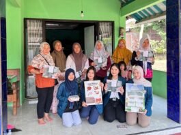 pembuatan produk olahan singkong serta edukasi legalisasi usaha bagi masyarakat RW 05 Kelurahan Mijen pada Minggu (27/7/2025).