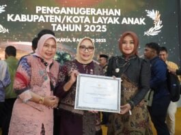Penghargaan Kabupaten Layak Anak. (Foto : Dokumen)