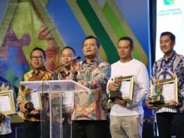 Gubernur Jateng Ahmad Luthfi ketika menutup gelaran SGS 2025
