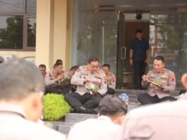 Kapolres Brebes sarapan bersama