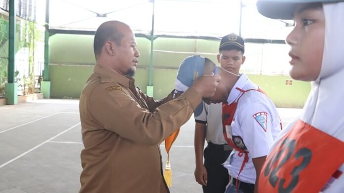 Paskibraka Brebes ketika mulai dikarantina