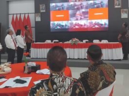 Bupati Karanganyar Rober Christanto dan Wakil Bupati Adhe Eliana, meluncurkan tiga inovasi berbasis aplikasi